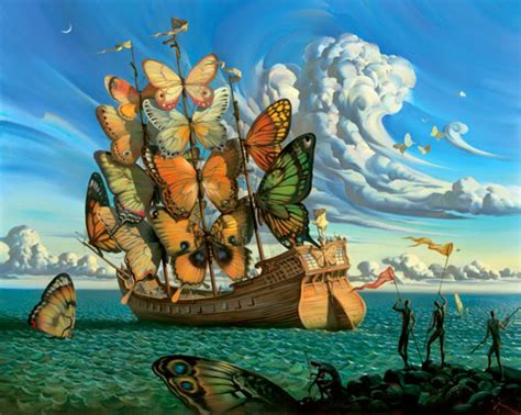 butterfly ship salvador dali